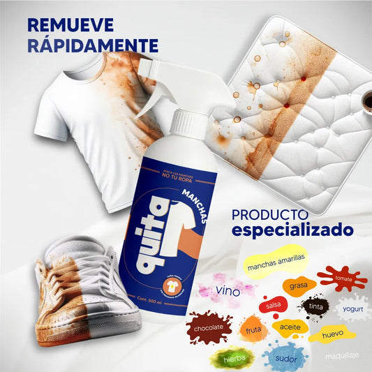quita® Solución instantánea para manchas difíciles